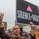 Hundreds gathered at a rally at the AIDS Memorial on West 12th Street in New York City on March 30, 2017, to celebrate ACT UP’s 30th anniversary.